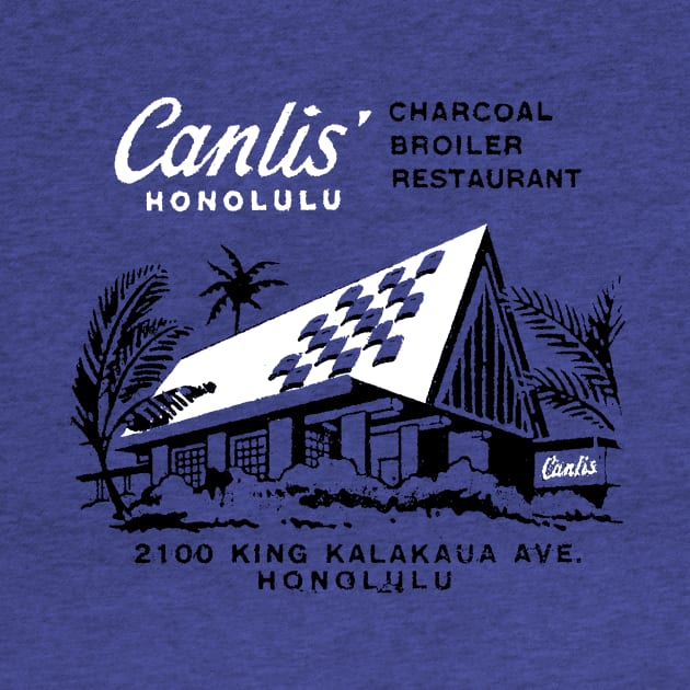 Vintage Honolulu Hawaii Restaurant Advertisement by AbundanceSeed
